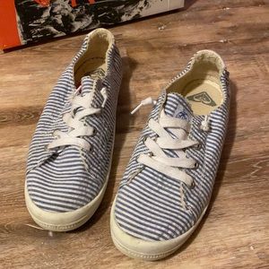 Striped Roxy Shoes